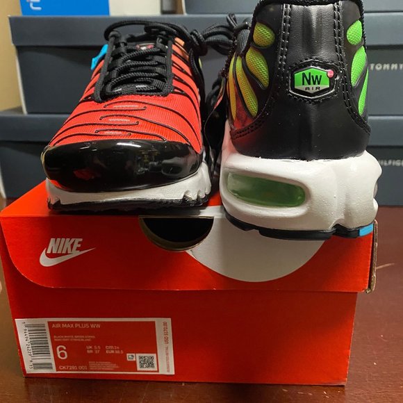 Nike Mens Multicolor Air Max Plus WW CK7291 001 Lace Up Sneaker Shoes Size US 6 main image 5